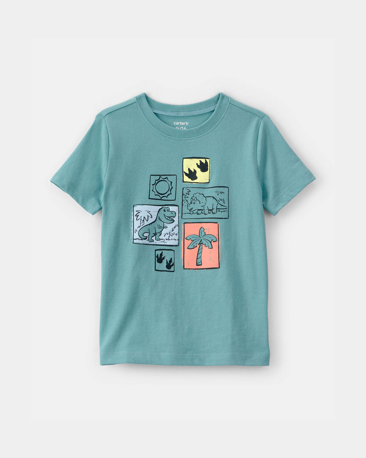 Toddler Dinosaur  Graphic Tee - Blue | Carter's Inc
