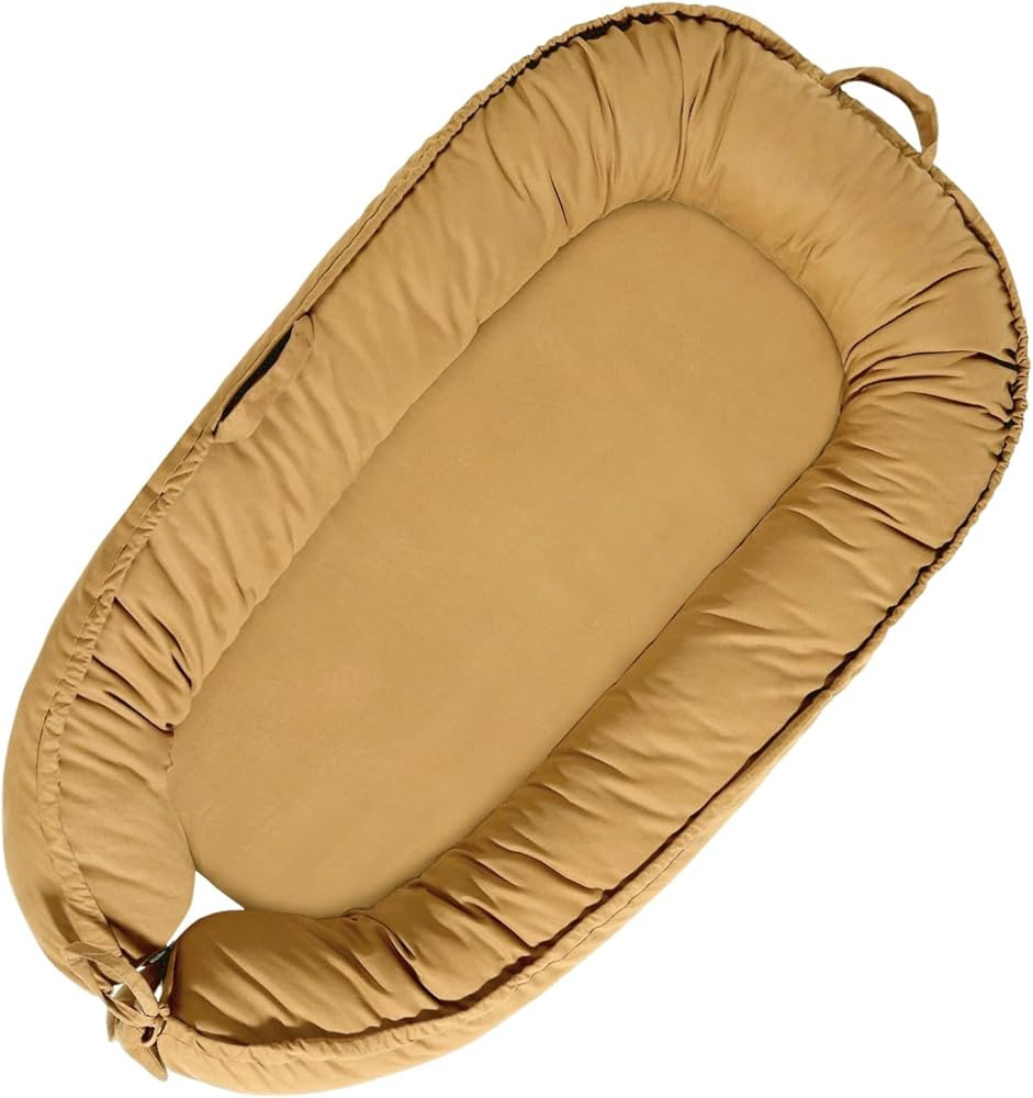 Baby Lounger - Baby Lounger for Newborn 0-24 Months, Soft Breathable Cotton Infant Lounger Cover,... | Amazon (US)