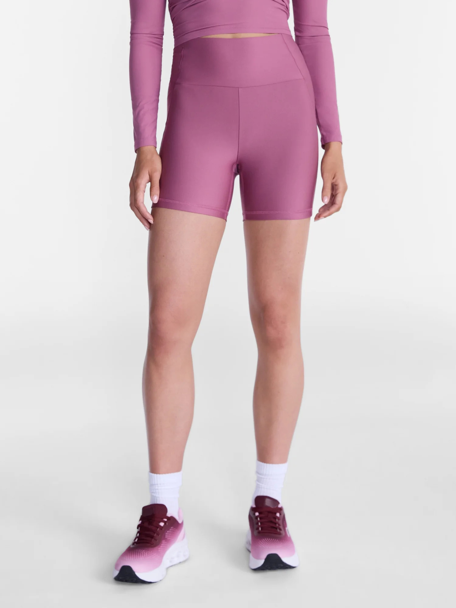 Avia Women's Shine Bike Shorts, 5" Inseam, Sizes XS-XXXL | Walmart (US)