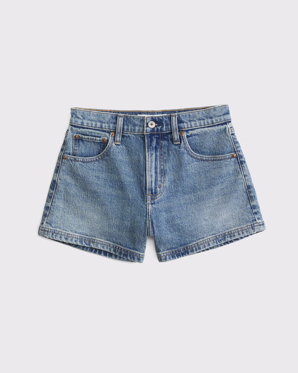 High Rise 90s Cutoff Short | Abercrombie & Fitch (US)