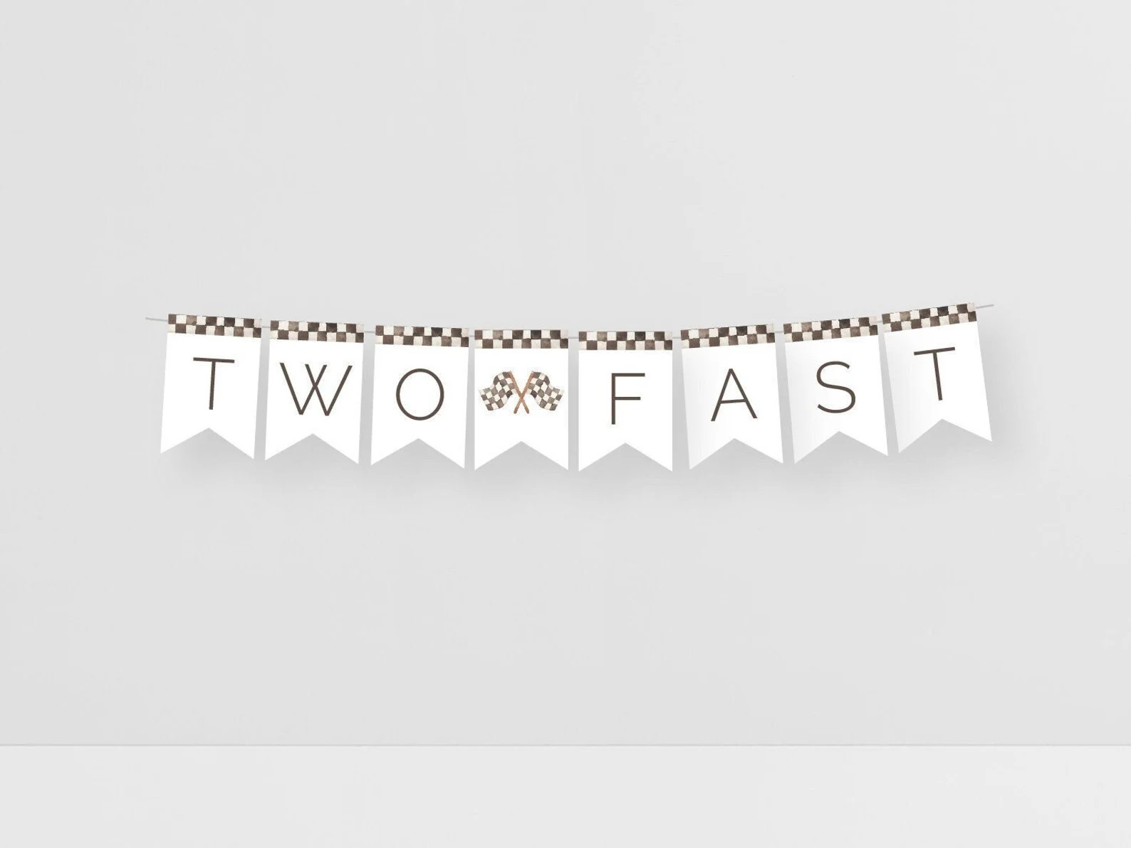 Growing up Two Fast Birthday Banner Editable Template | Etsy | Etsy (US)