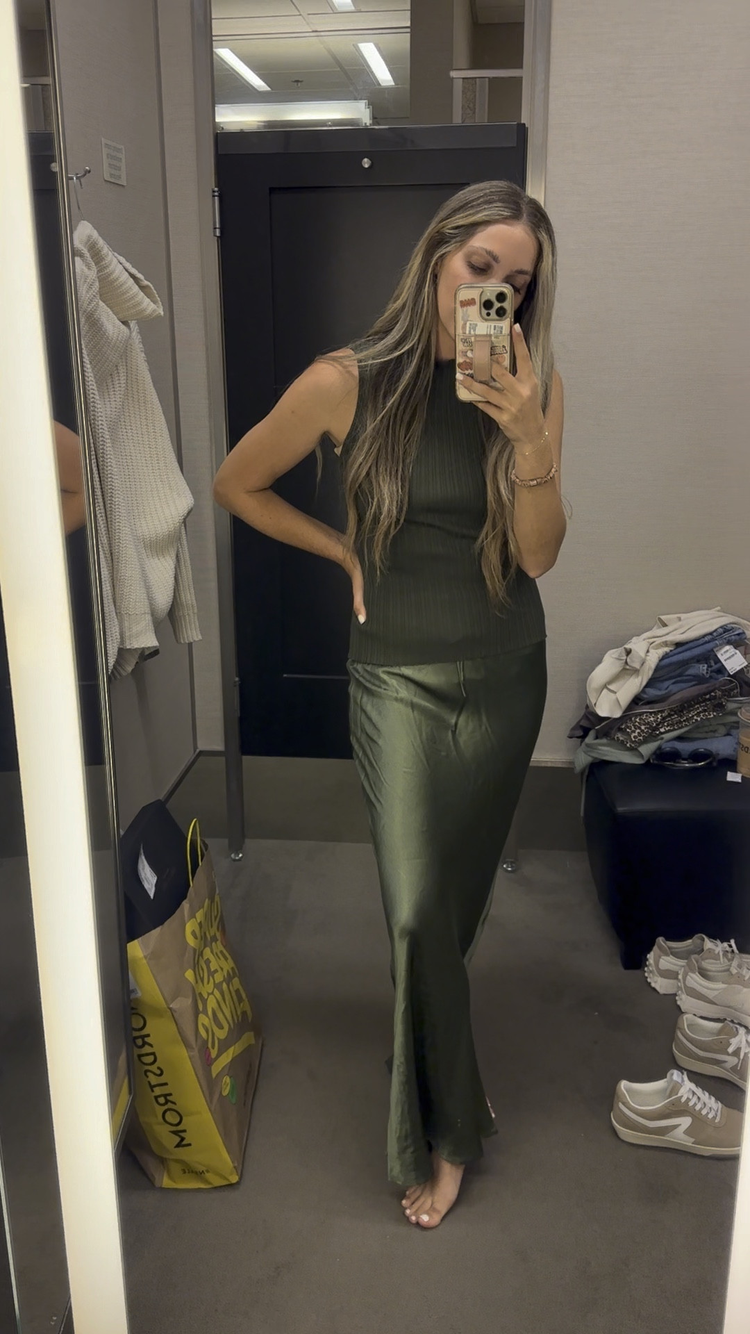 Nordstrom anniversary sale. Silky maxi skirt. Comes in 3 colors. 

#LTKSummerSales #LTKxNSale #LTKFindsUnder50