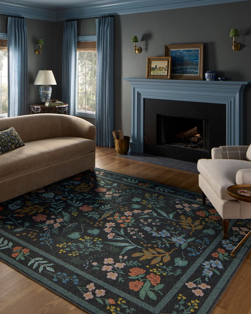 Wildwood WWLD-01 Charcoal Area Rug | Rugs Direct