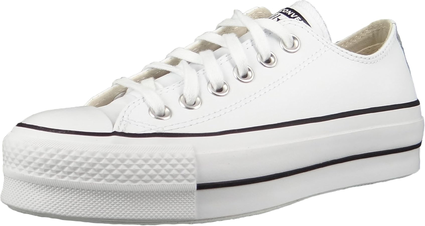 Converse Women's Chuck Taylor All Star Lift Platform Denim Fashion Sneakers | Amazon (US)