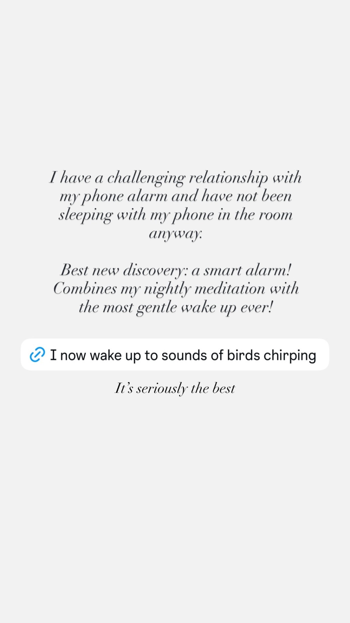 The Hatch alarm clock has been an absolute game changer for me. I absolutely love mine. 

#homegoods
#alarmclock
#nightstand
#homedecor
#wellness

#LTKMothersDay #LTKdayinmylife #LTKHome