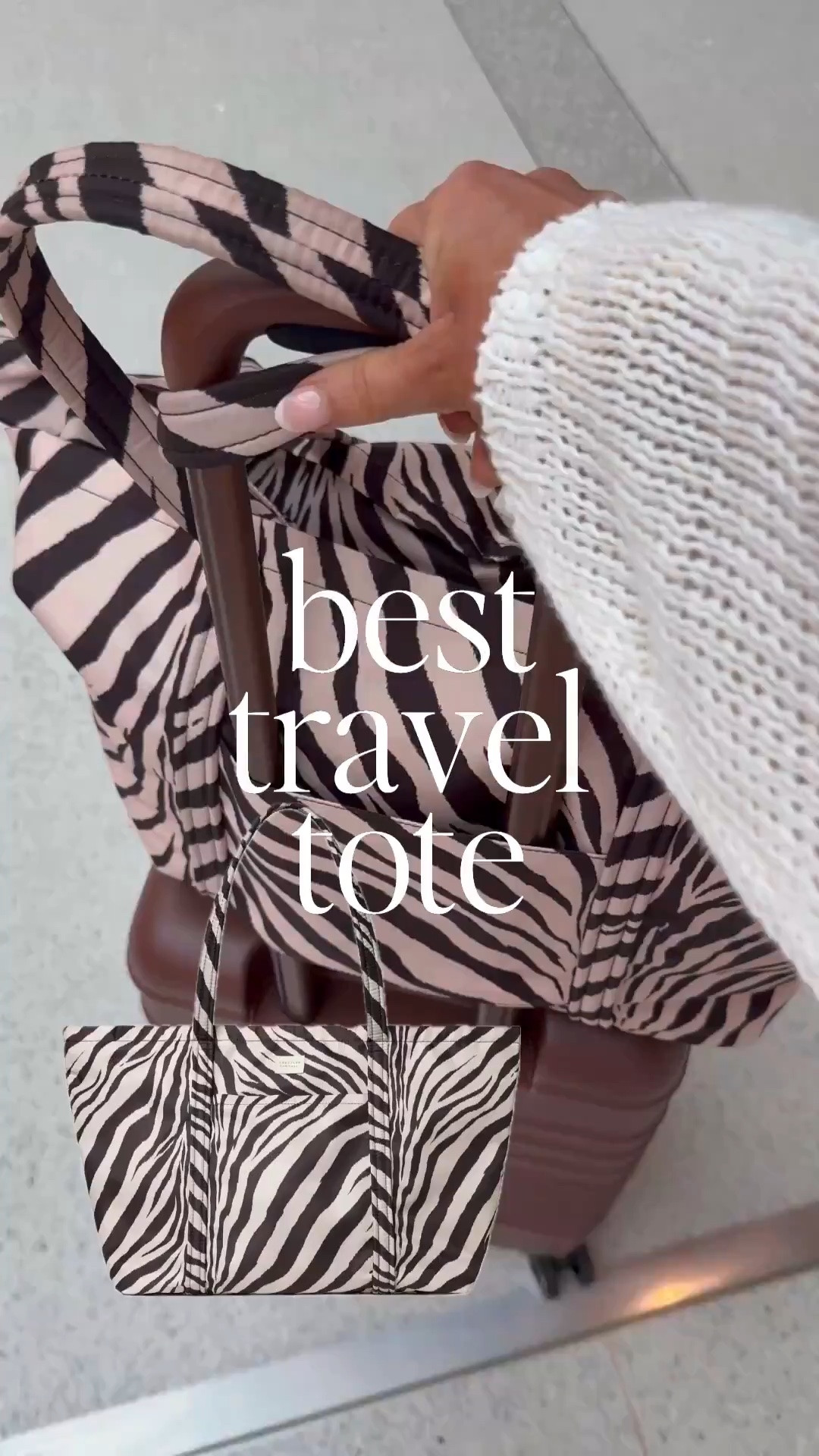 If you're looking for a roomy travel tote this one's your gal!

#LTKTravel