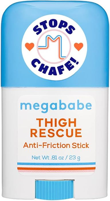 Megababe Thigh Rescue Anti-Chafe Stick Mini | Travel size, great for on-the-go | Prevents skin ch... | Amazon (US)