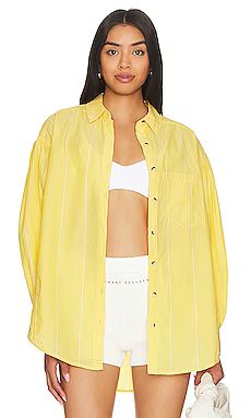 Free People Happy Hour Stripe Top in Yellow Combo from Revolve.com | Revolve Clothing (Global)