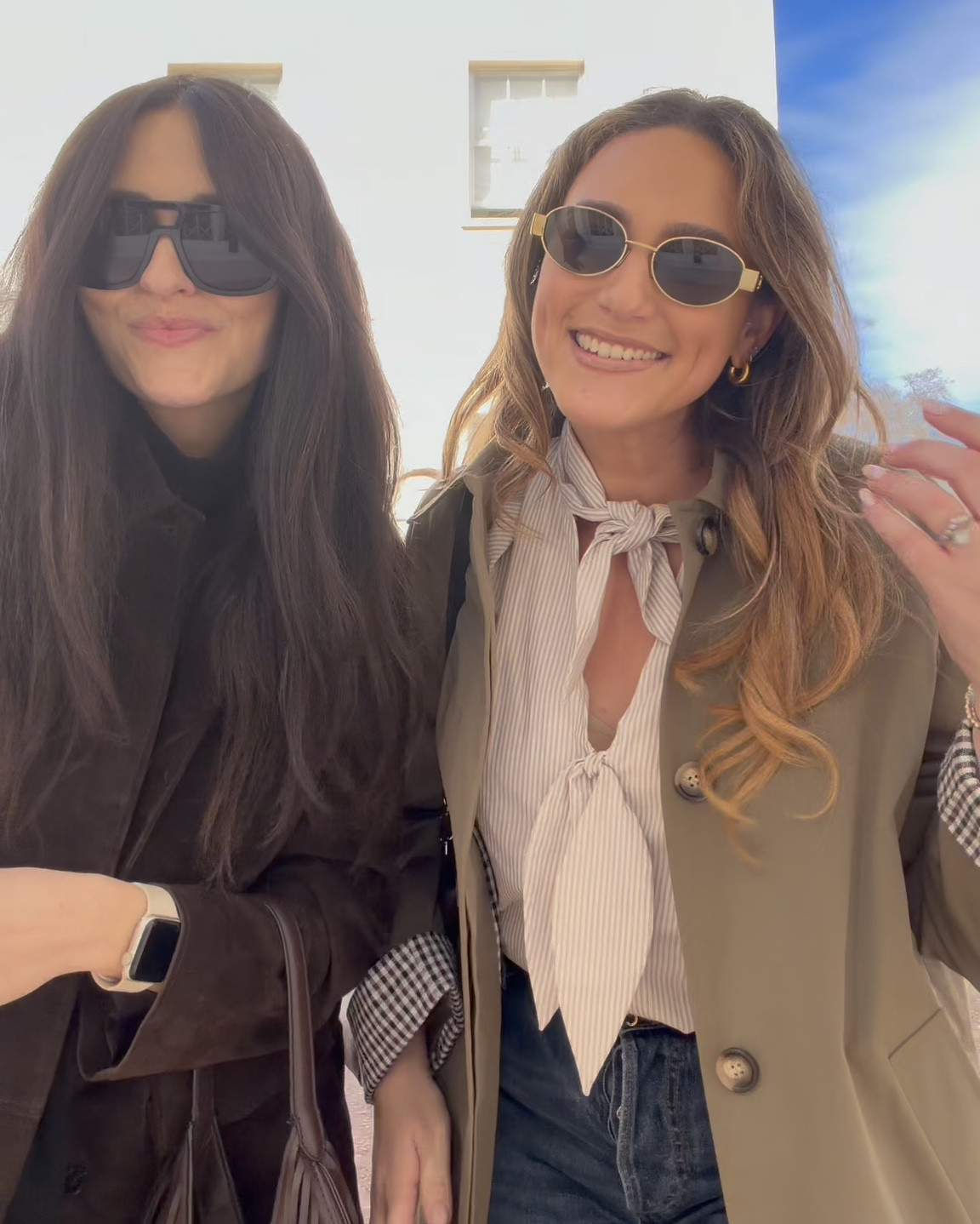 Spend the day with us… coffee, a catch up and a little mooch around the shops on a sunny London afternoon ☕️ love a good trench, short jeans combo! 

#girlsday #midsizegirl #ootd #londoninthesun #shoppingday 

#LTKjeans #LTKspring #LTKmidsize