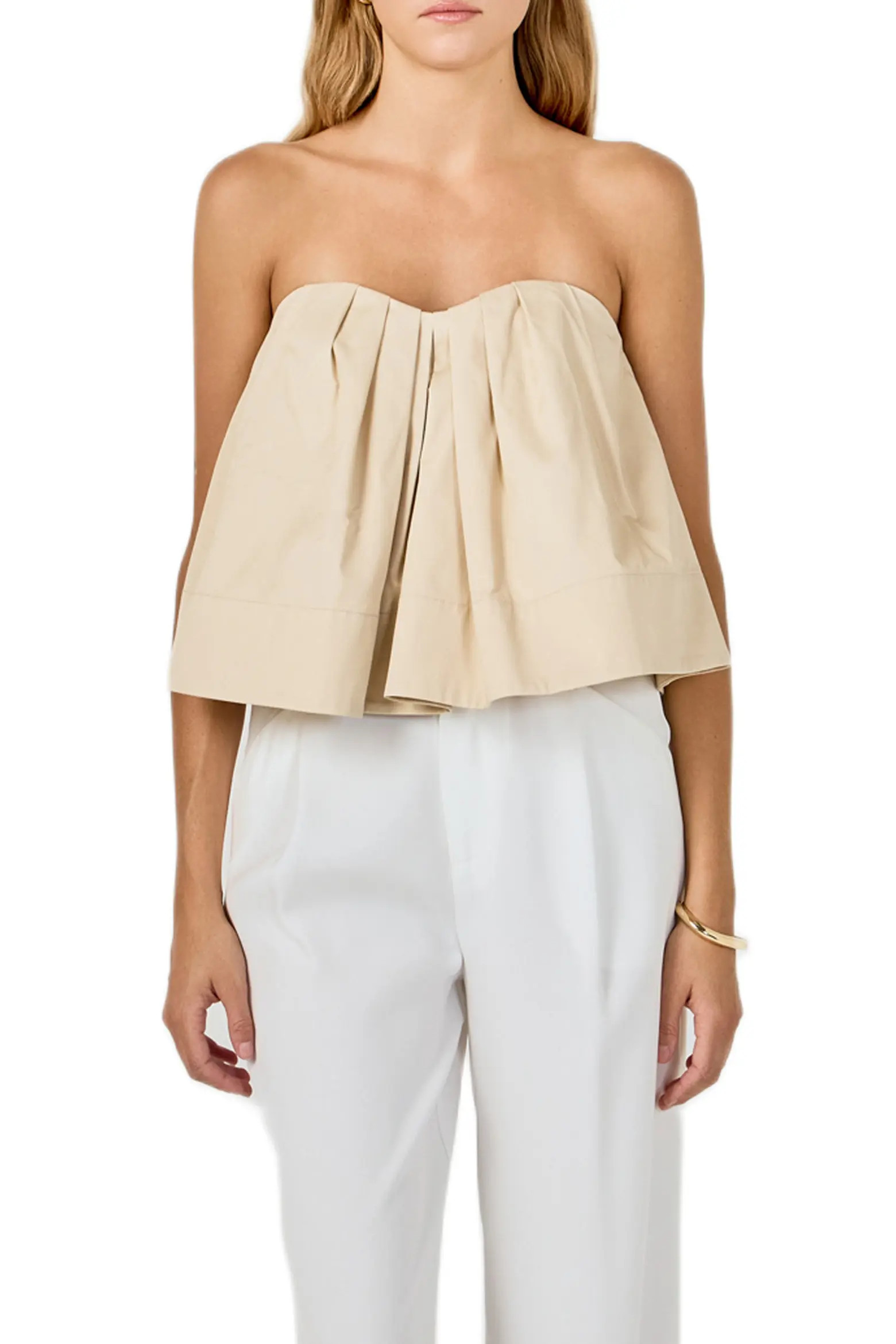 Strapless Pintuck Sweetheart Neck Top (Women) | Nordstrom | Nordstrom