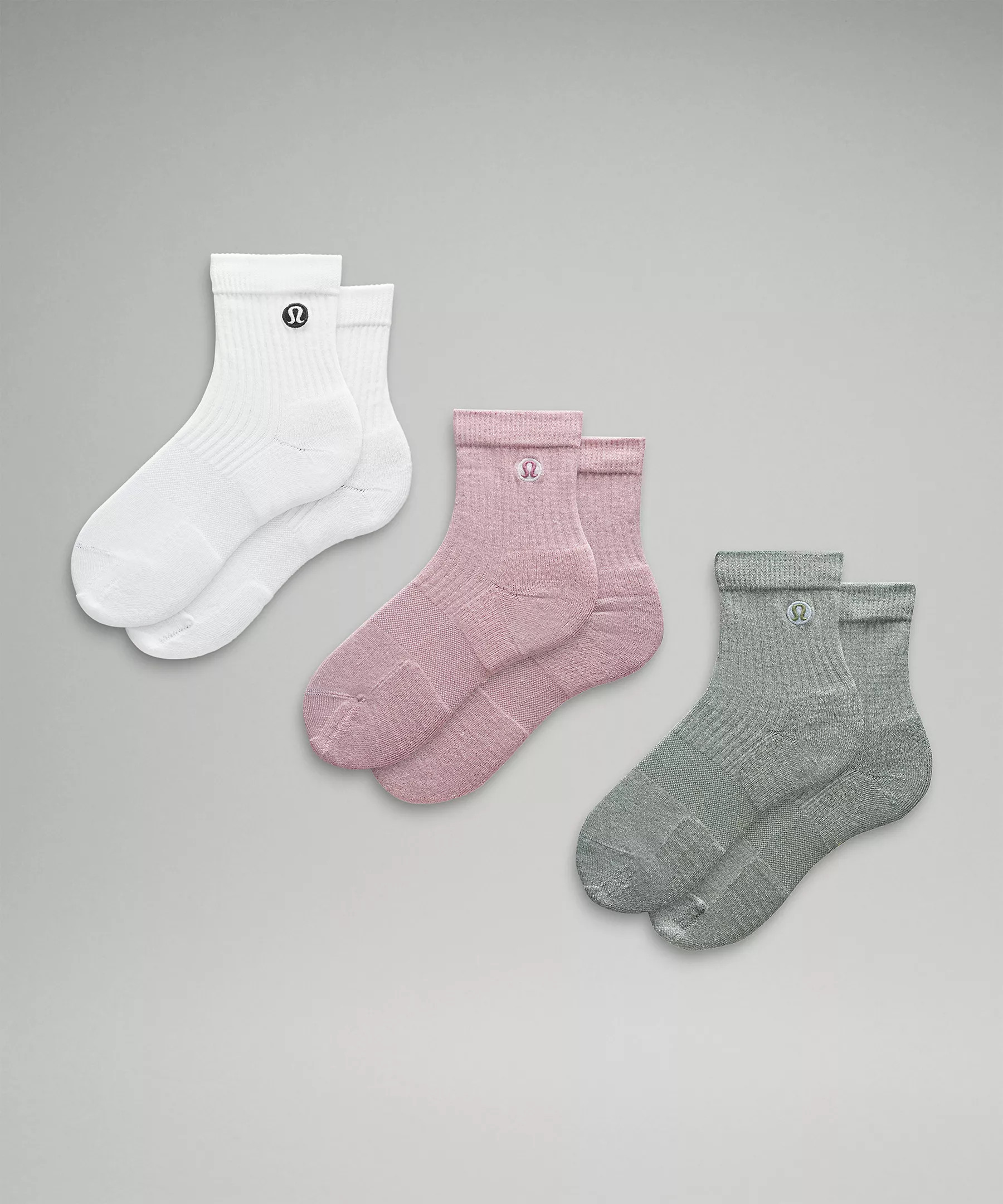 Women's Daily Stride Quarter Socks *3 Pack | Women's Socks | lululemon | Lululemon (US)