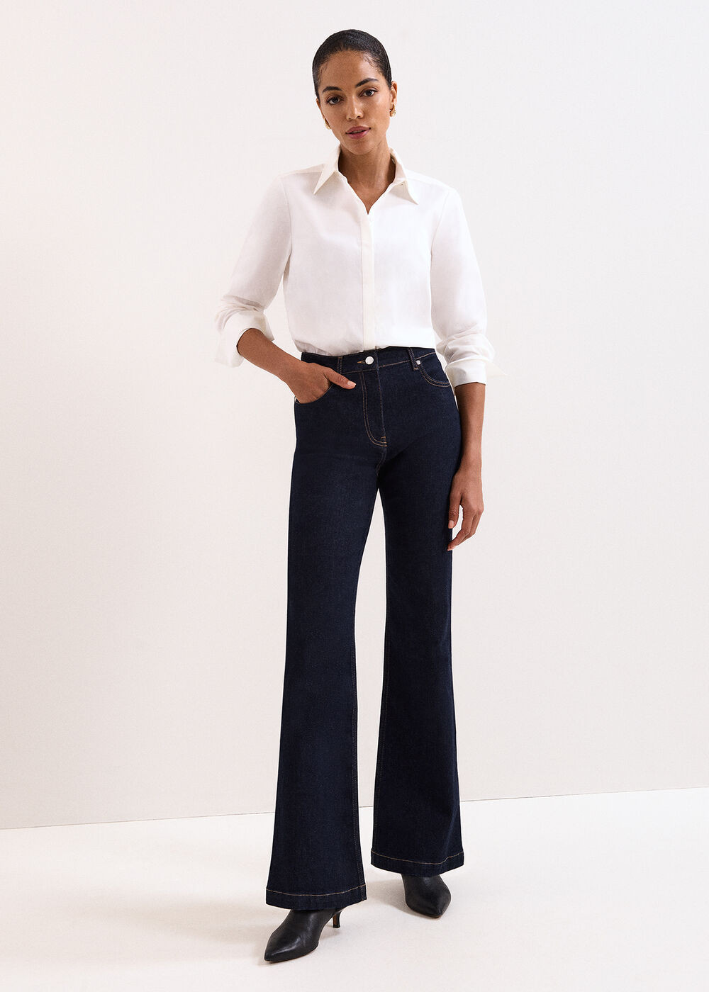 Petite Olivia Bootcut Jeans | Phase Eight UK | | Phase Eight