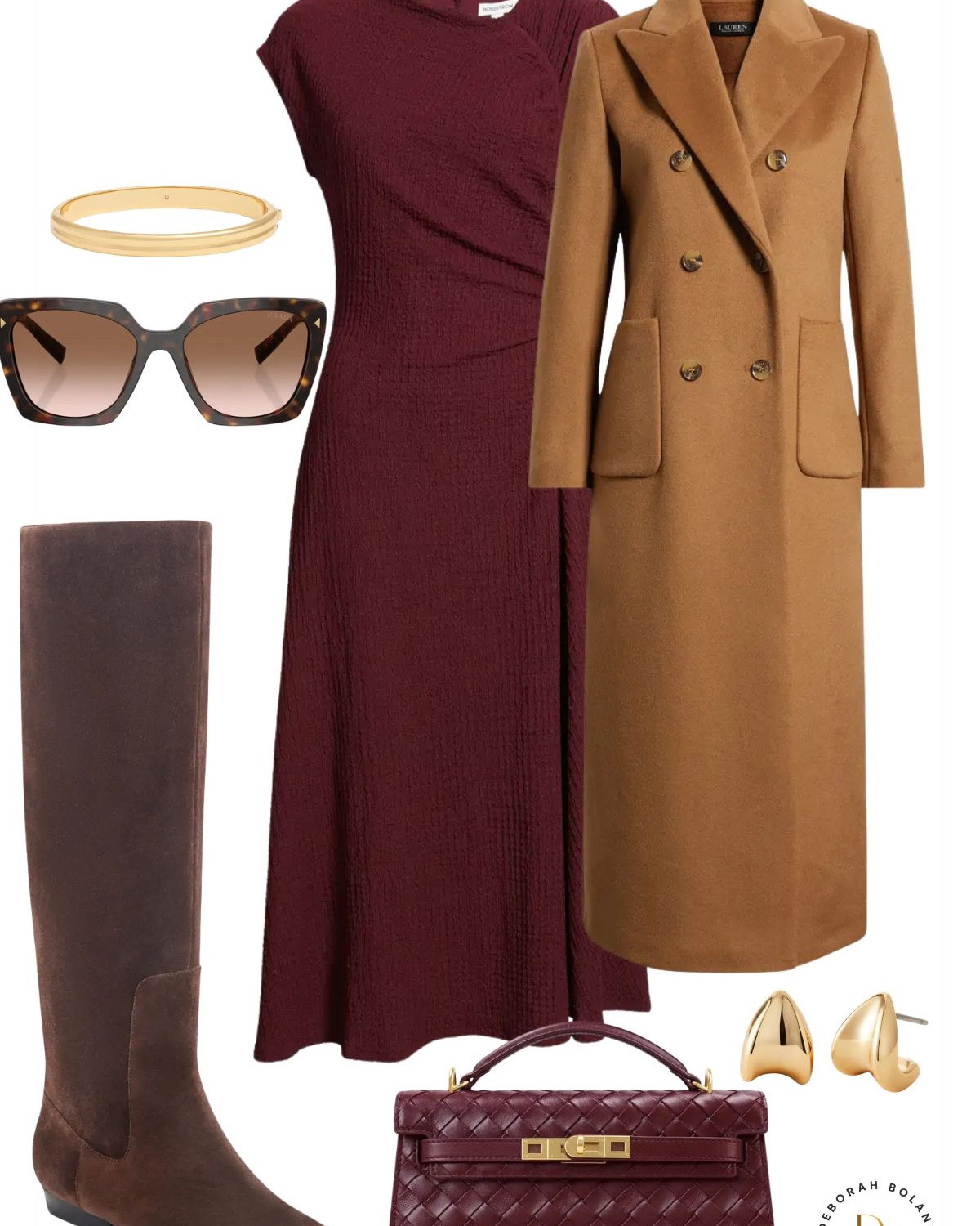 A burgundy dress is one of those pieces you’ll reach for again and again ❤️🍷 Elegant on its own, easy to layer, and so simple to dress up or down. Four different looks, one timeless dress. Which one is your favorite? ✨

#LTKSeasonal #LTKOver40 #LTKSaleAlert