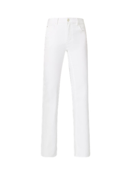 Mid Rise Boot Jeans in White | Ann Taylor