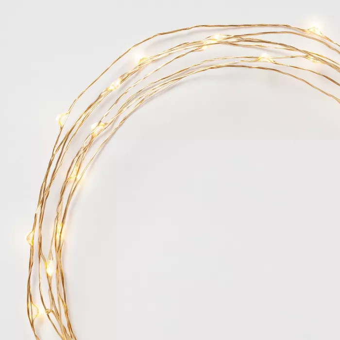 90ct Extended LED Fairy Light Brass - Room Essentials™ | Target