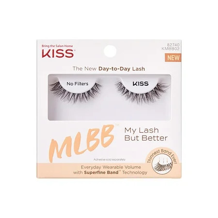KISS My Lash But Better Day-To-Day False Eyelashes Style No Filters’ 1 Pair | Walmart (US)