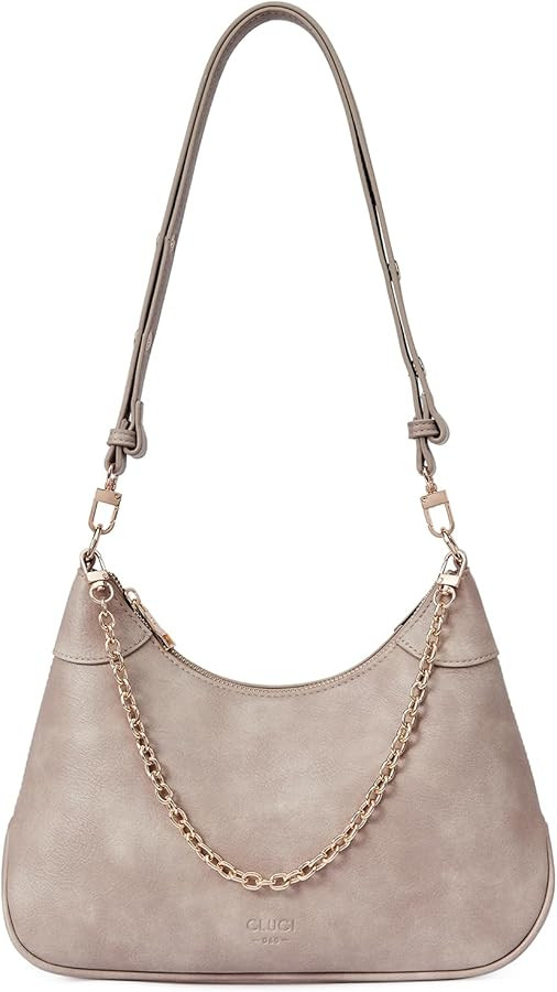 CLUCI Crossbody Bags for Women Purse, Vegan Leather Small Shoulder Handbags for women with 2 Remo... | Amazon (US)