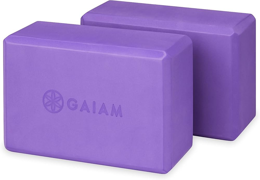 Gaiam Yoga Block - Supportive Latex-Free Eva Foam - Soft Non-Slip Surface with Beveled Edges for ... | Amazon (US)