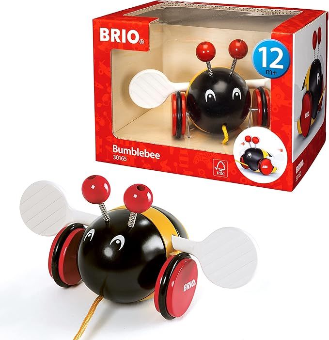 BRIO World - 30165 Pull Along Bumblebee | The Perfect Playmate for Your Toddler | Amazon (US)