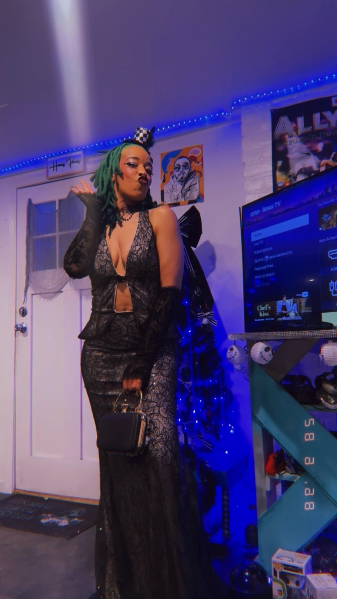 Zulu Ball 2026 Outfit check :

Dress|Nails : SHEIN
Gloves| Choker|Mini Top Hat| Purse :
Amazon
Earrings: Walmart ( Halloween special) 

#LTKootd #LTKgrwm #LTKValentine