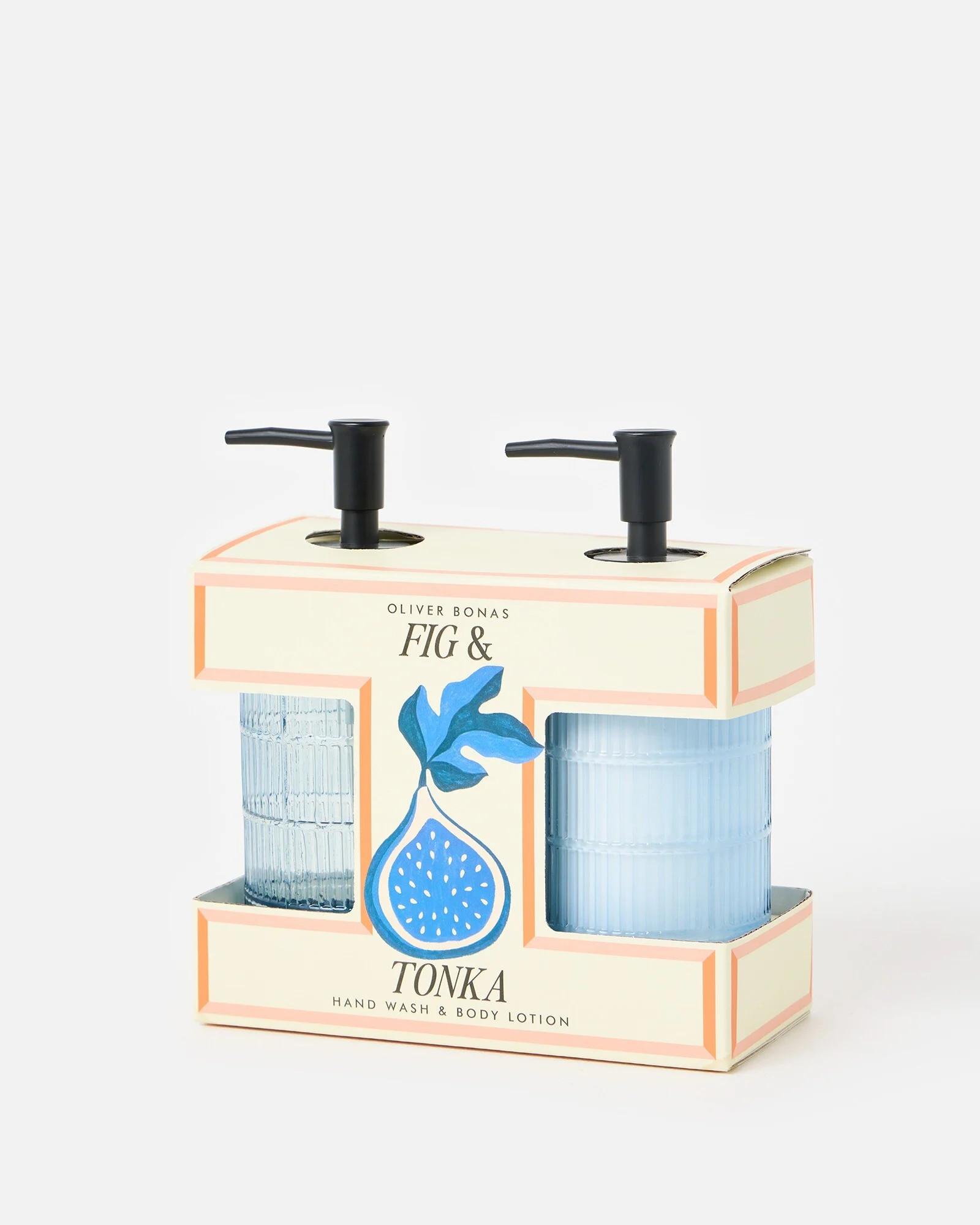 Fig & Tonka Bean Scented Hand Wash & Moisturiser Gift Set | Oliver Bonas | Oliver Bonas (Global)