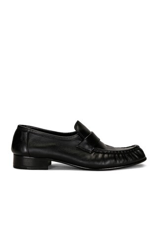 The Row Soft Loafer in Black | FWRD 