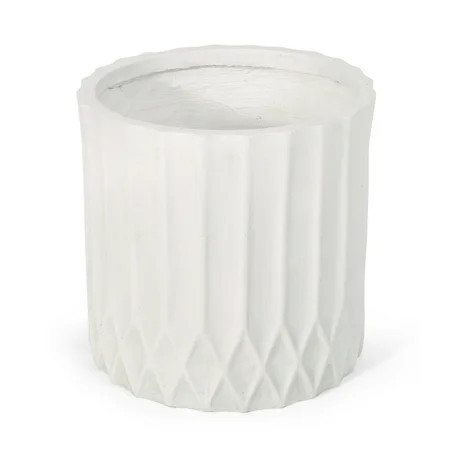 Morelos Outdoor Large Cast Stone Planter Antique White | Walmart (US)