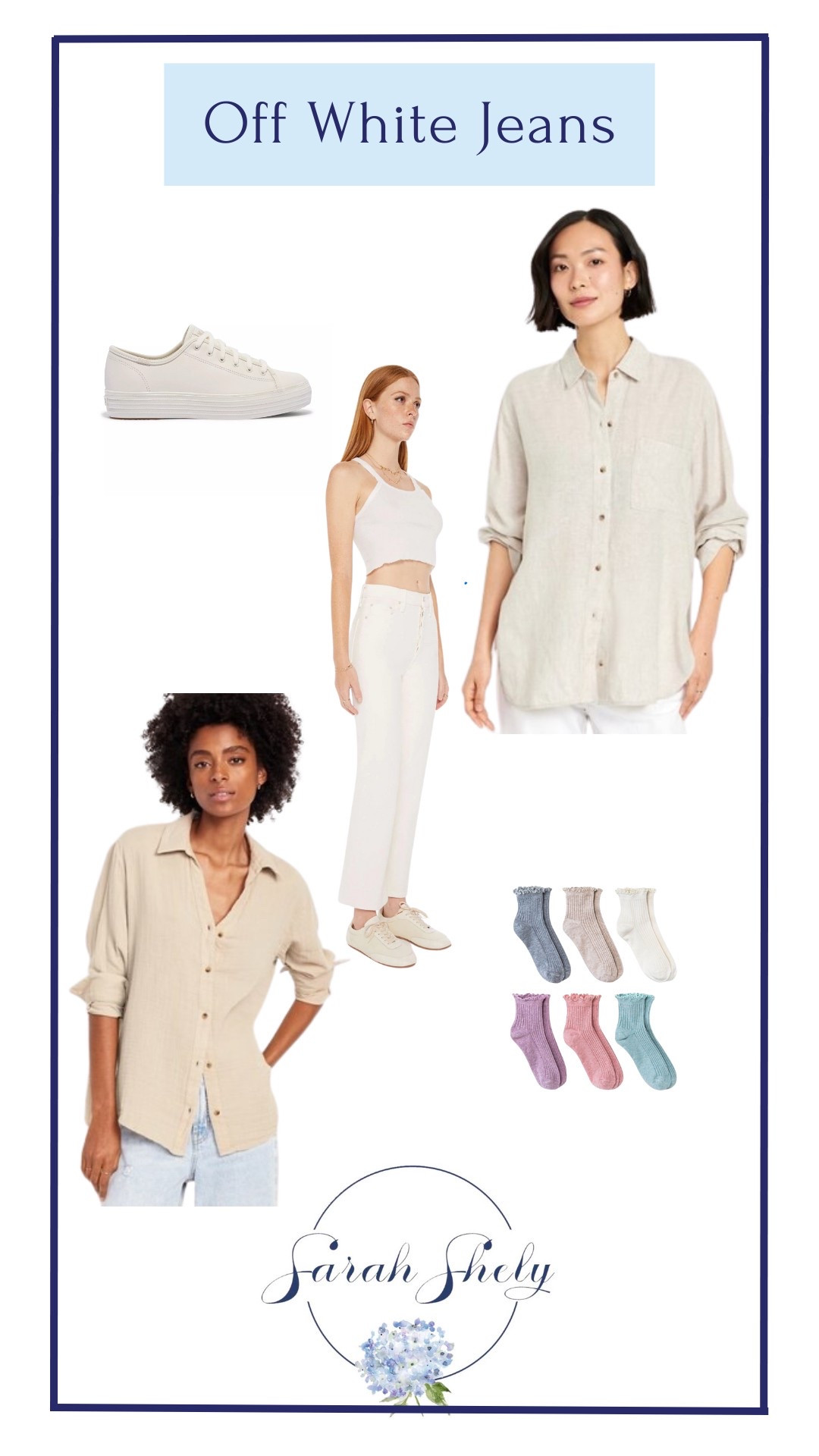 Off white jeans 🤍