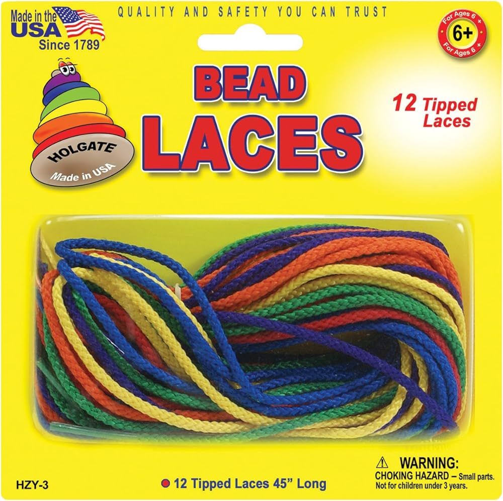 Pepperell Creative Beading Cords, 45-Inch, Assorted Colors, 12 Per Package | Amazon (US)