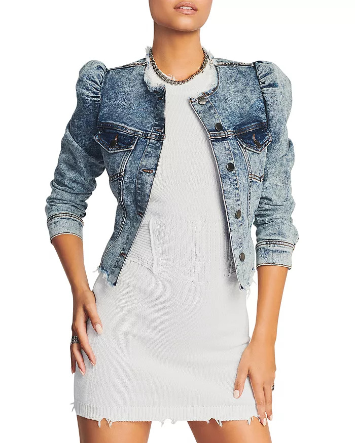 Dean Puff Sleeve Denim Jacket | Bloomingdale's (US)