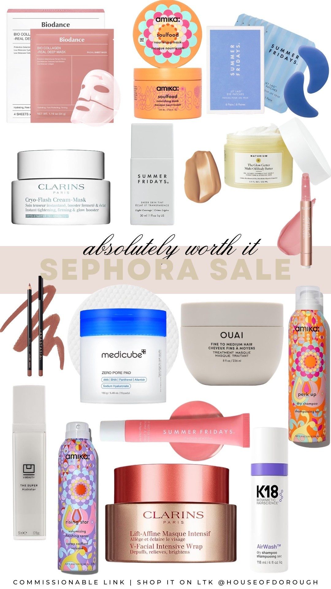 Absolutely worth it Sephora sale favorites! My favorite lip liner ever from Anastasia is in the shade deep taupe!

Beauty essentials, sephora sale, get ready with me, makeup essentials, makeup favorites, skincare, makeup routine, morning routine, grwm essentials 

#LTKSaleAlert #LTKBeauty