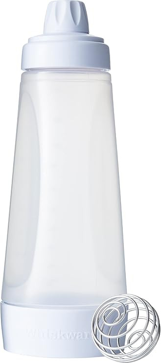Whiskware Pancake Batter Dispenser and Mixer with BlenderBall Wire Whisk for Cupcakes, Muffins, C... | Amazon (US)