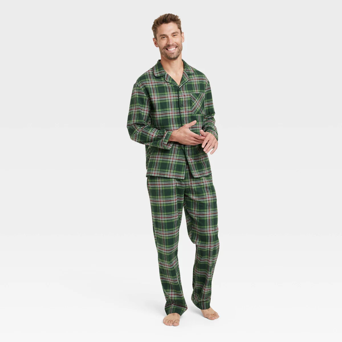 Men's Plaid Flannel Pajama Set 2pc - Goodfellow & Co™ | Target