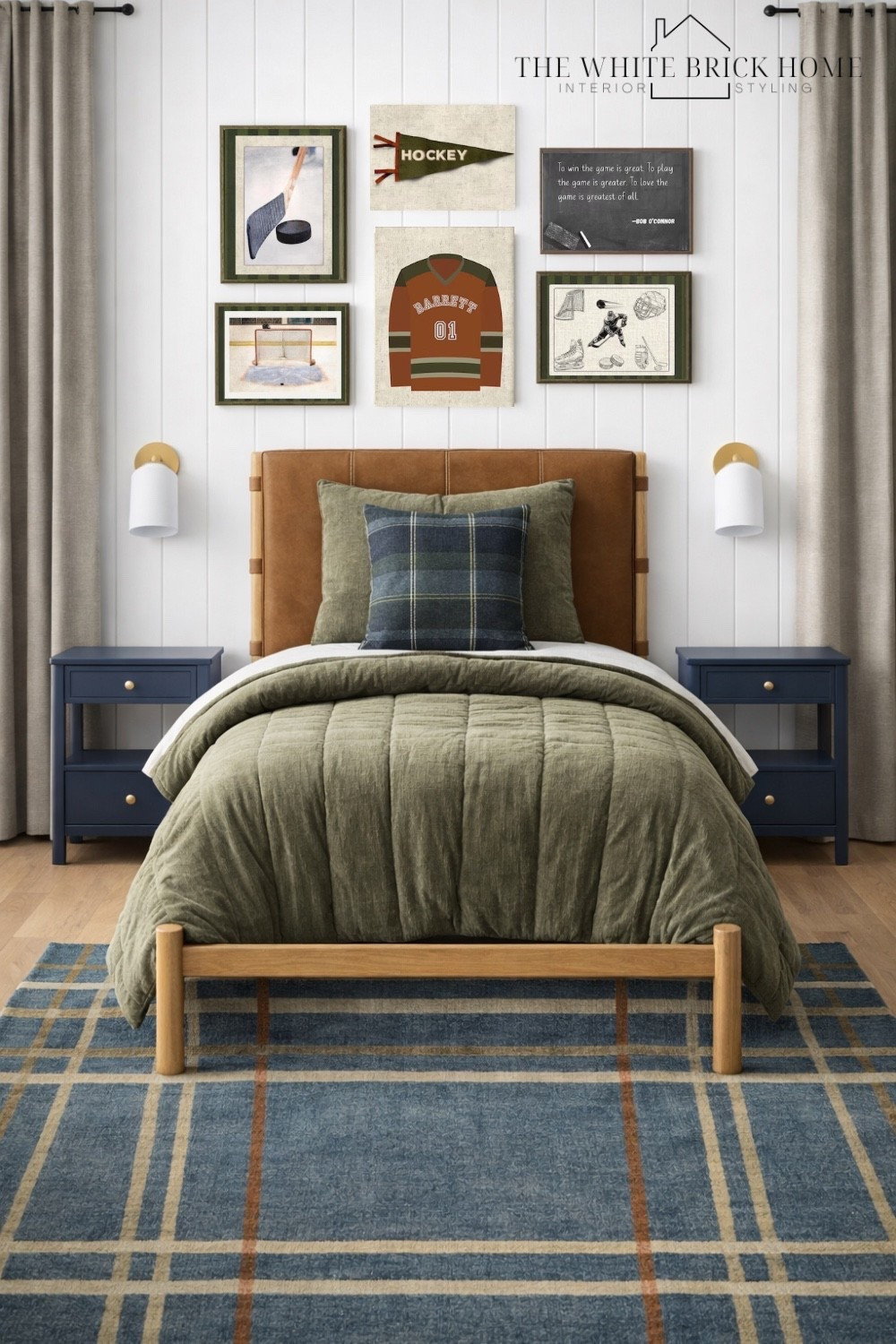 A boys bedroom design that blends elevated hockey style with timeless finishes - classic finishes and a rich color palette designed to grow with him. 

🖤🖤

Boys room, boys bedroom, kids room, kids bedroom decor, kids room design, boys room bed, boys room rug, boys room wall art, boys room lighting, boys room furniture, hockey, hockey bedroom, hockey room decor, hockey room ideas, hockey wall art, kids room bedding, boys room bed, boys room rug, boys room decor ideas, home design, bedroom design, boys room nightstand, Wayfair, Etsy, crate and kids 


#LTKHome #LTKSeasonal #LTKKids