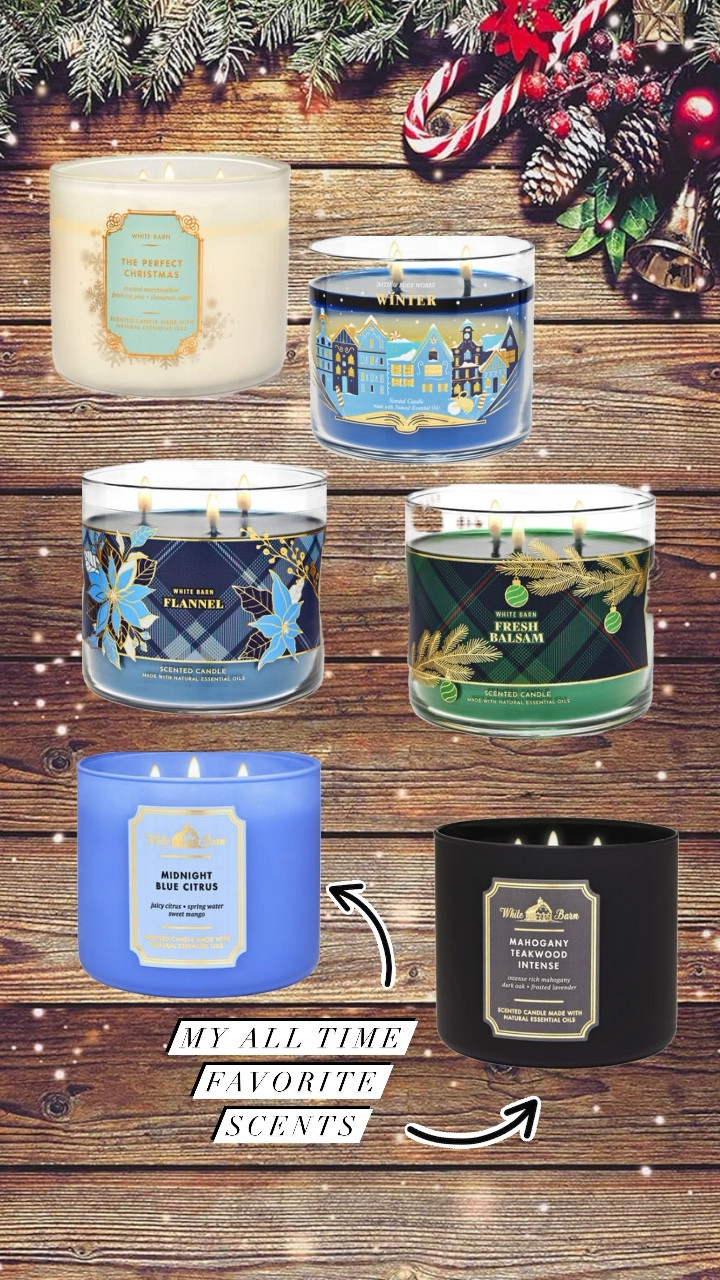 I’m a BIG Candle girl and these are my favorite scents to burn! The smell fills my entire house and they are on sale right now for $14.99!! 
Bath and Body Works Candles
White Barn Candles

#LTKGiftGuide #LTKCyberWeek #LTKSeasonal