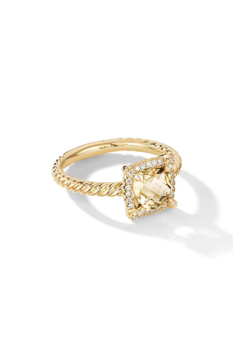 Petite Chatelaine® Pavé Bezel Ring | Nordstrom