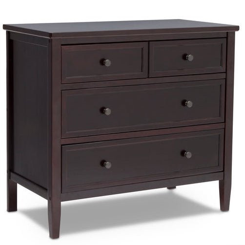 Delta Children Epic 3-Drawer Dresser, Greenguard Gold Certified, Dark Chocolate | Walmart (US)