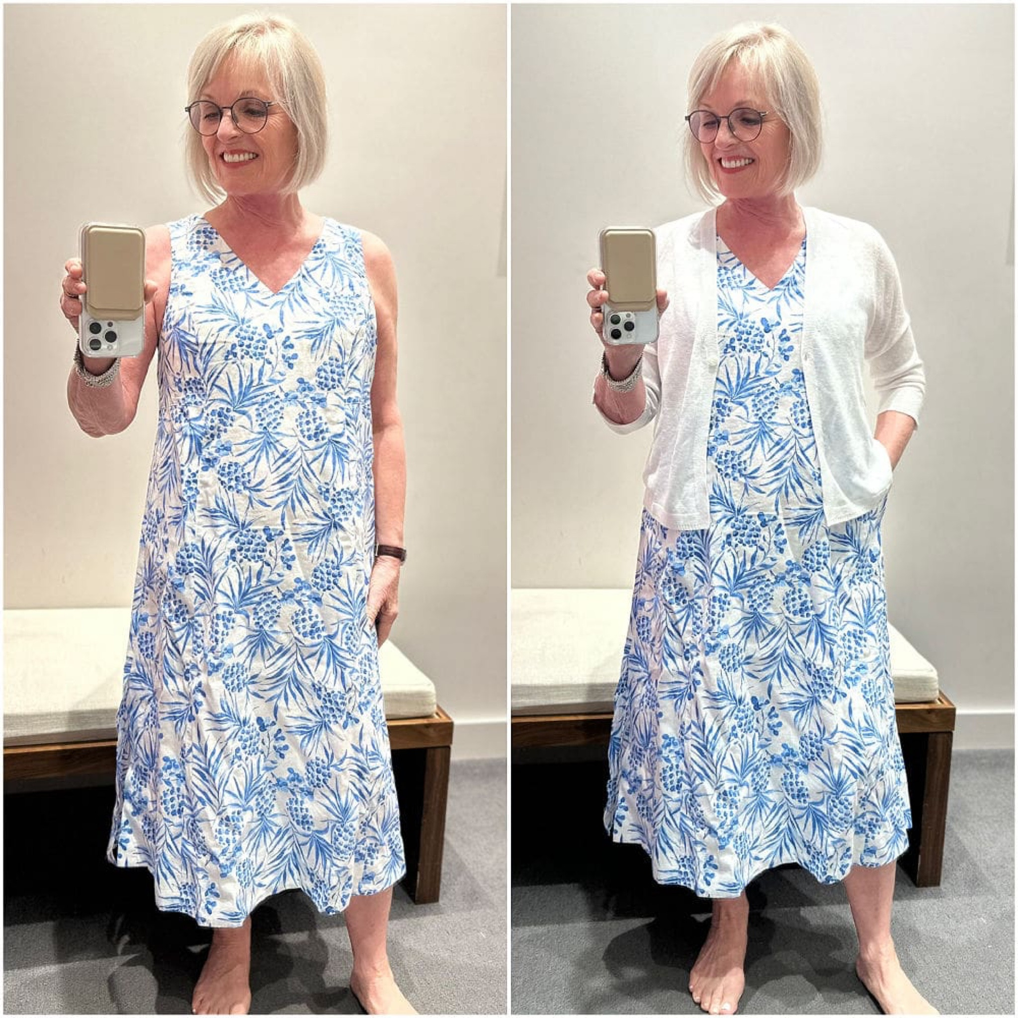 J.Jill linen dress and cardigan. All TTS.

#LTKWorkwear #LTKSeasonal #LTKStyleTip