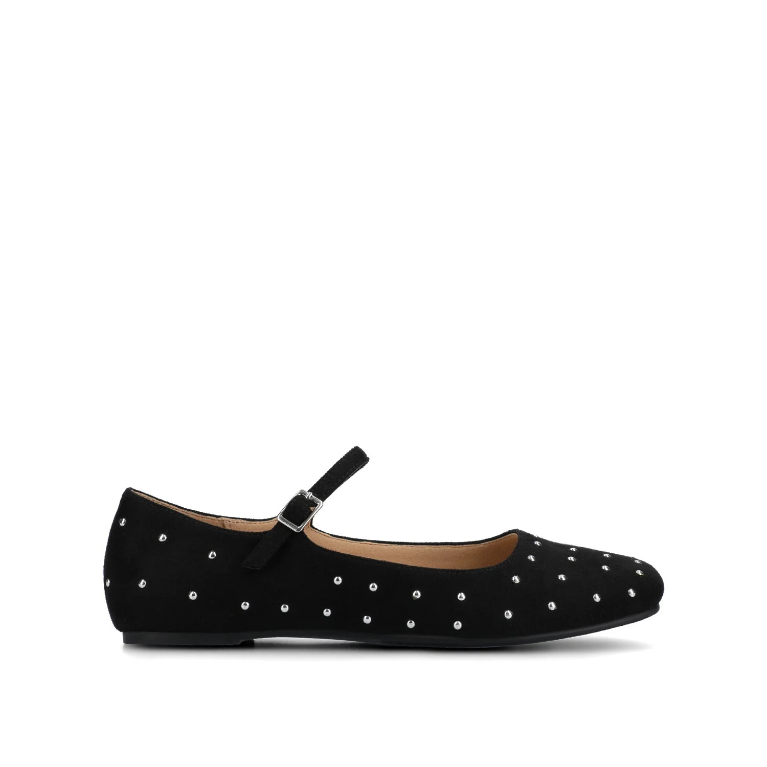 CARRIE DRESS FLATS - Black Stud | Journee Collection