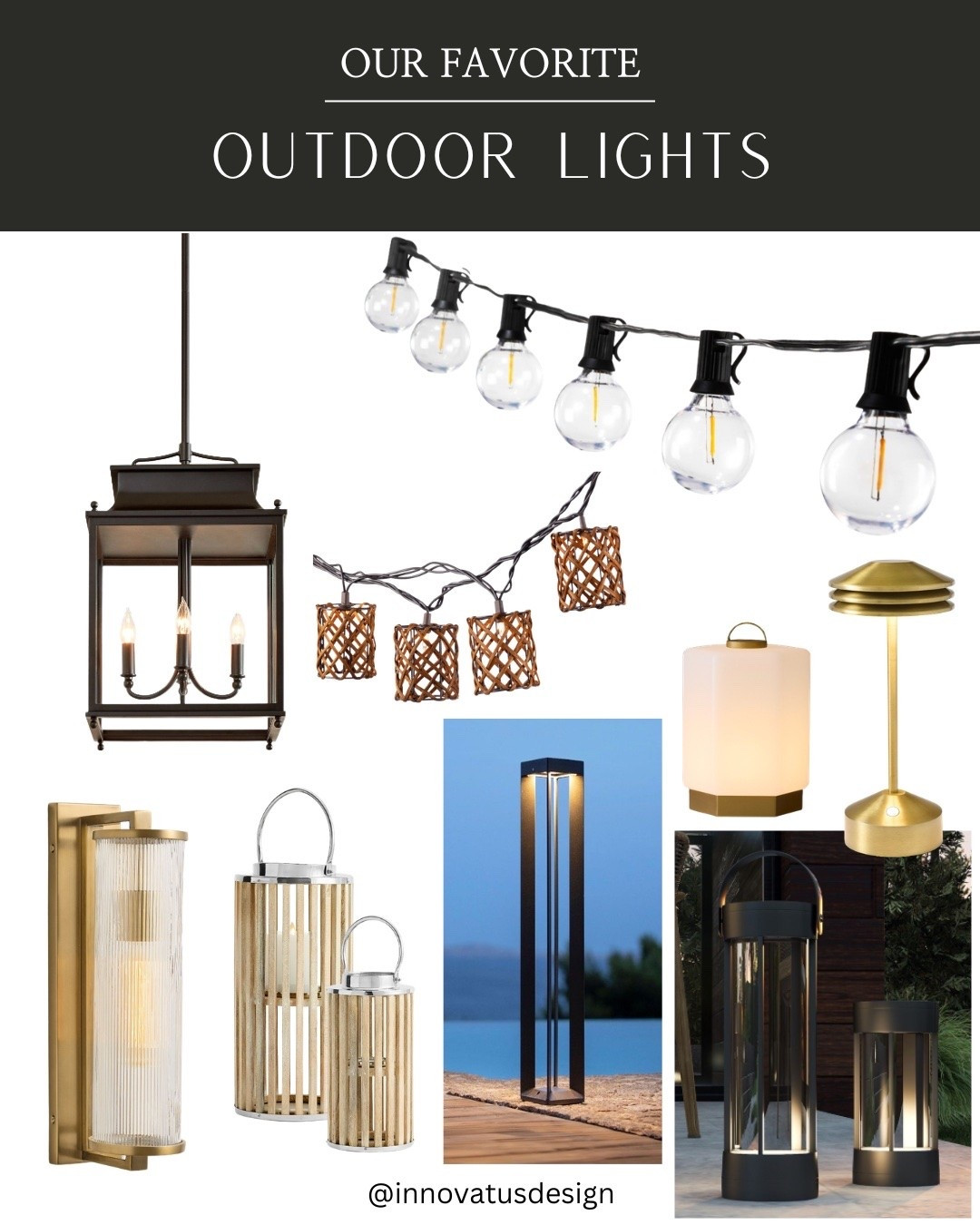 Upgrade your outdoors this summer with these beautiful outdoor lighting fixtures! From string lights to outdoor table lamps - it’s never been easier to create a cozy outdoor area that feels like an extension of your home.

#LTKsummer #LTKhome #LTKfamily