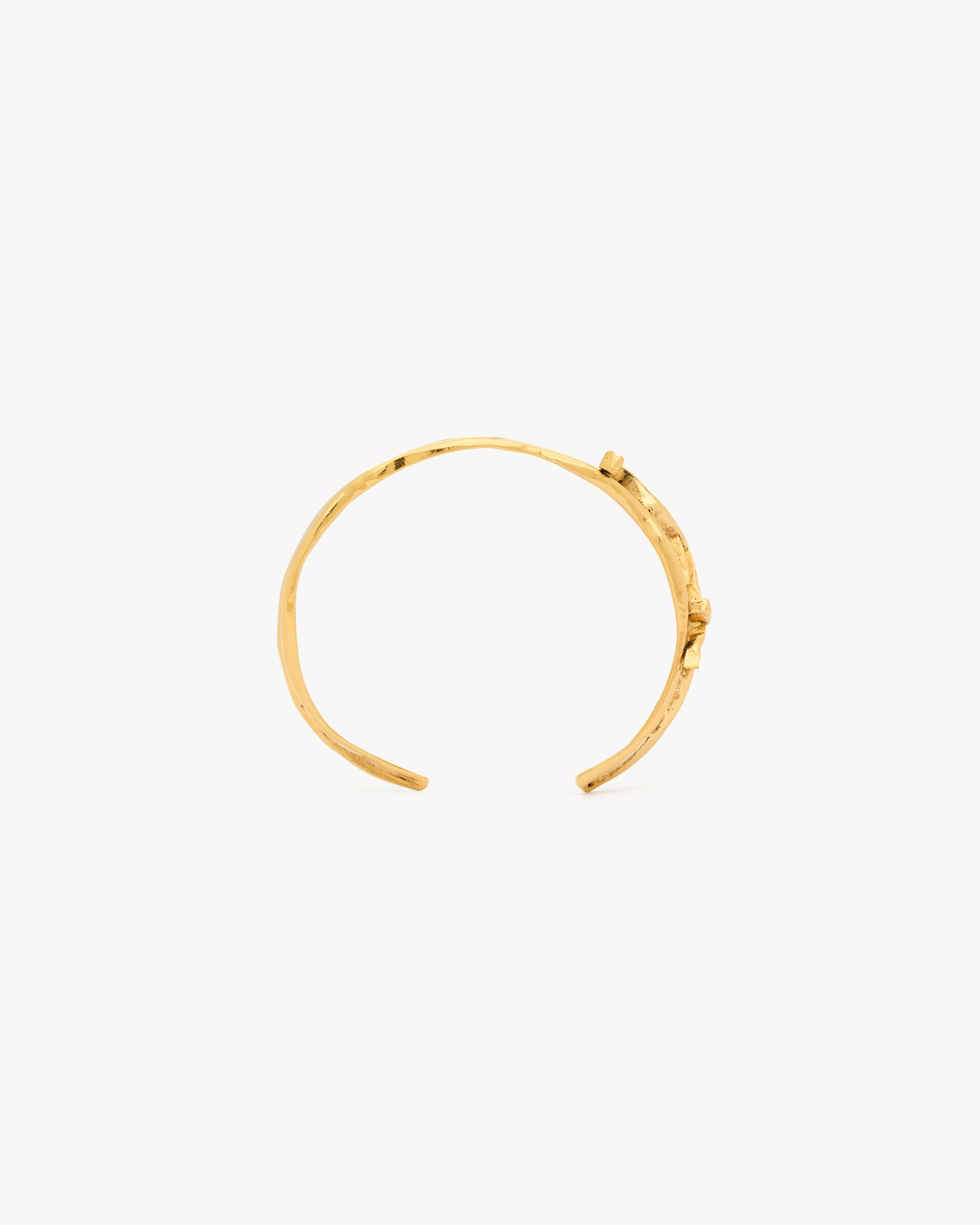 CASSANDRE double cuff in metal | Saint Laurent Inc. (Global)