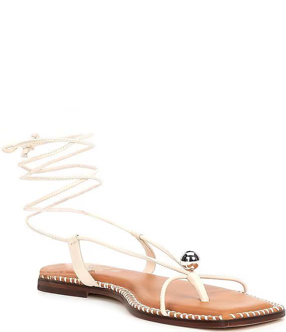 Antonio Melani x The Style Bungalow Clarke Leather Stud Ornament Ankle Wrap Sandals | Dillard's | Dillard's