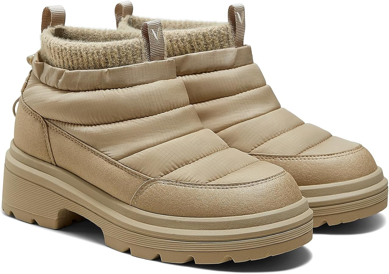 VIVAIA Tyler Women's Warm Boots, Round Toe Platform Heel Booties, Waterproof Winter Snow Ankle Bo... | Amazon (US)