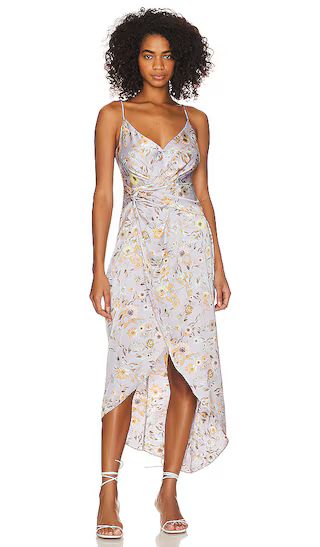 Giselle Dress in Lavender & Gold Floral | Revolve Clothing (Global)