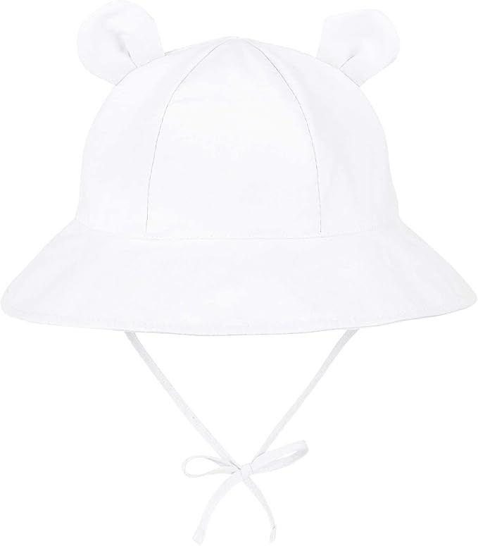 Zando Baby Toddler Sun Bucket Hats Wide Brim Beach Hats Infants Girls Cap Sun Protection Summer K... | Amazon (US)