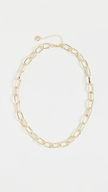 Oversized Oval Cable Link Necklace | Shopbop
