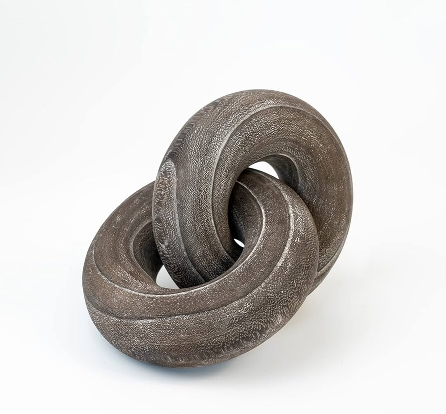 Lvfaismeg Wood Knot Decor-Wood Chain Link Decor,Coffee Table Decor,Book Shelf Decor Accents,Woode... | Amazon (US)