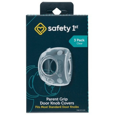 Safety 1st Parent Grip Door Knob Covers - 3pk - Crystal Clear | Target