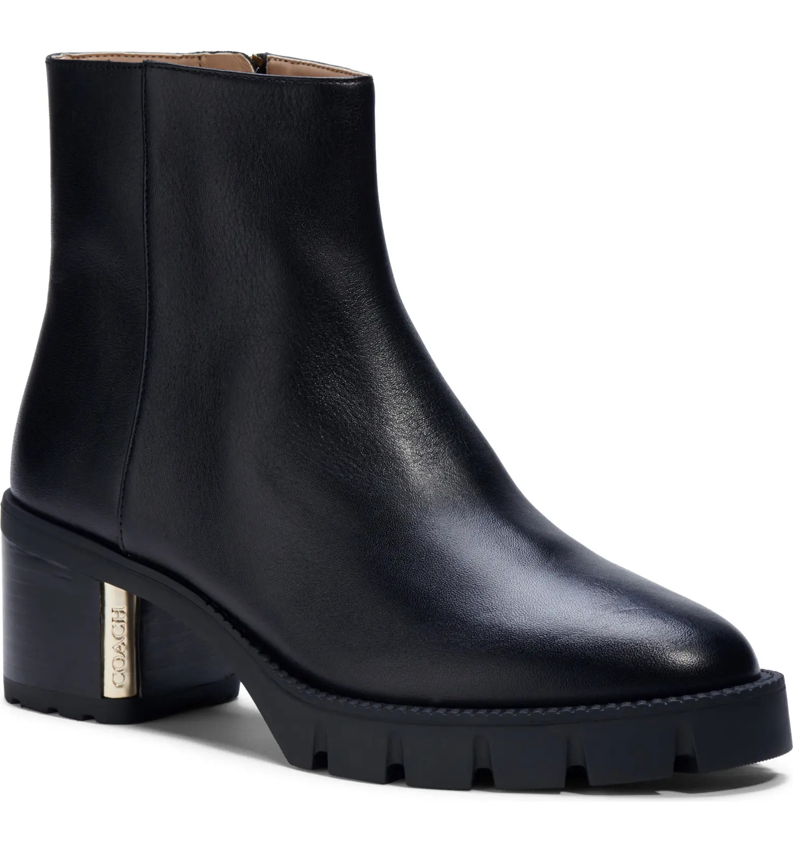 COACH Chrissy Block Heel Bootie | Nordstrom | Nordstrom