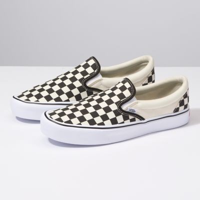 Vans Checkerboard Slip-On Lite (black/classic white) | Vans (US)